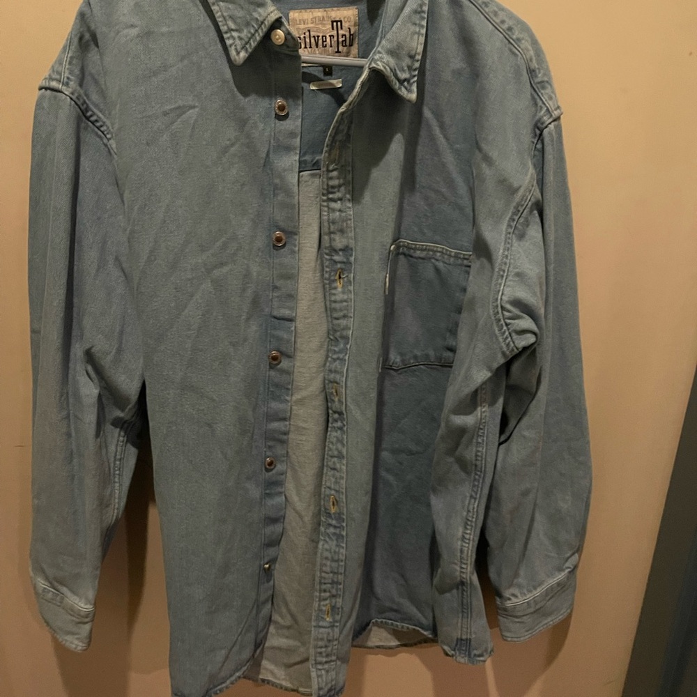 Levi's SilverTab Light Blue Denim Top